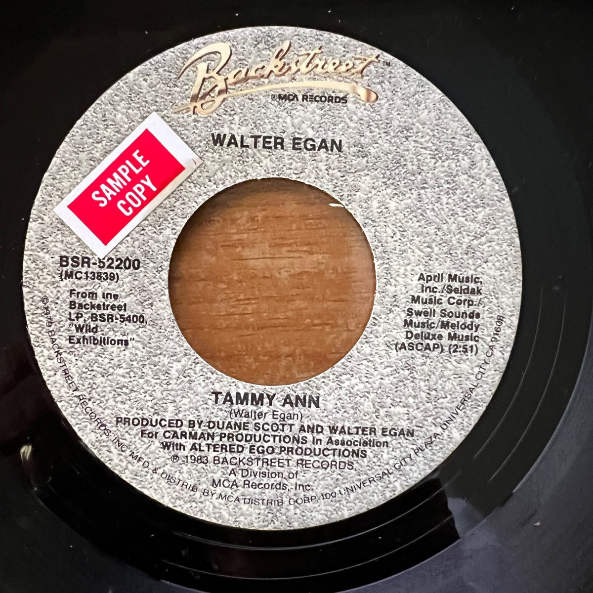 Walter Egan - Fool Moon Fire / 1. US-Press. 1983 - (M-/VG++)