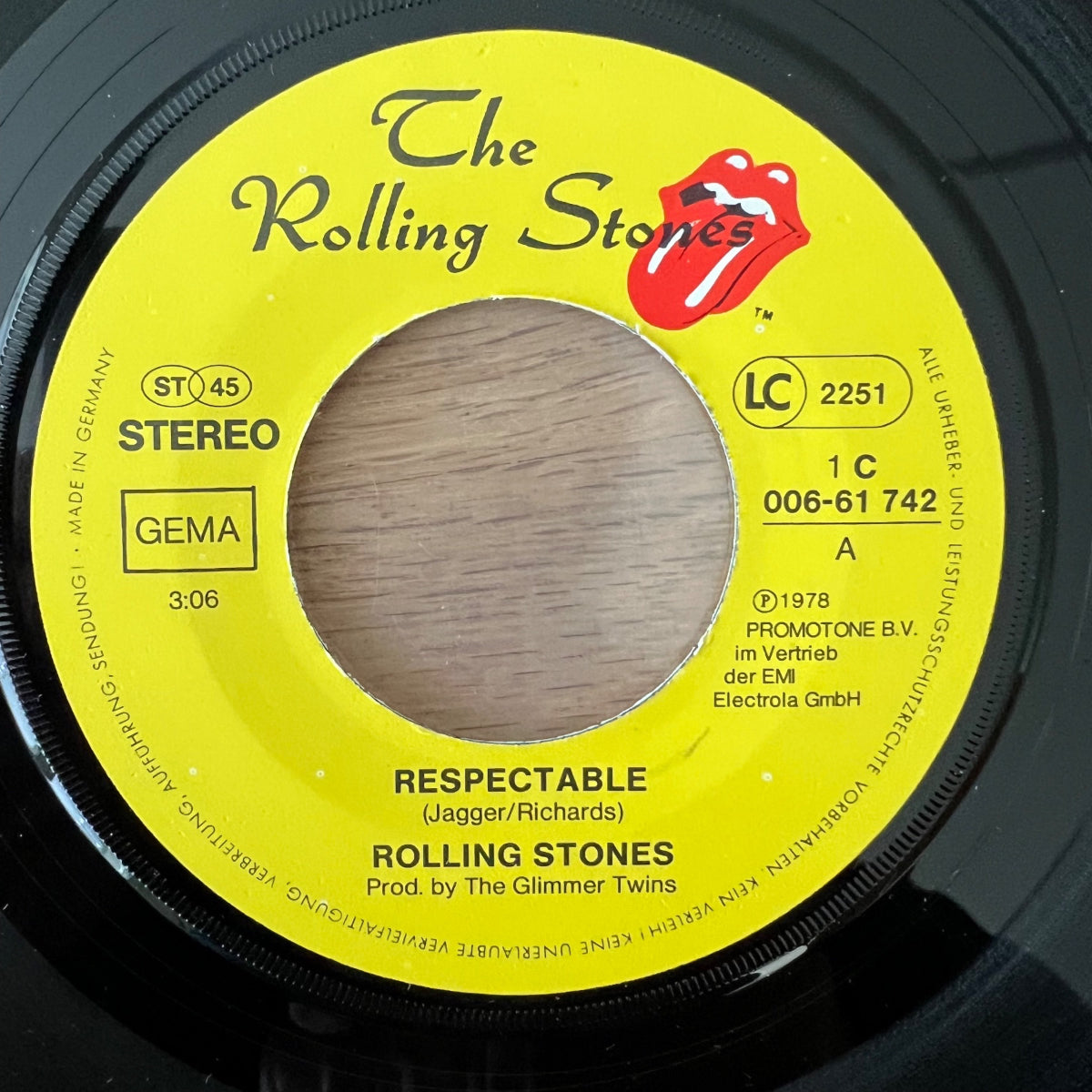 Rolling Stones - Respectable / 1. D-Press. 1978  - (M-/M-)