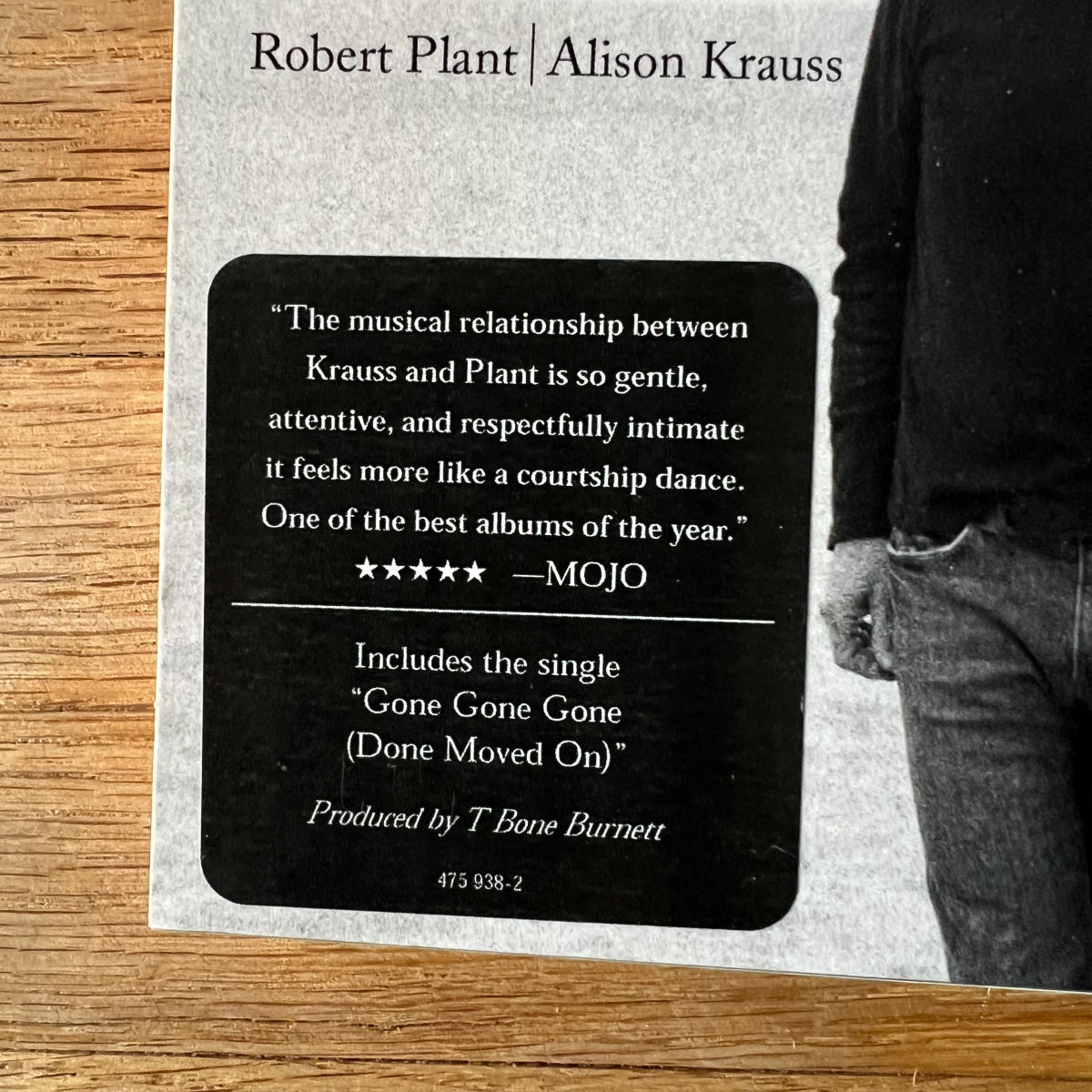 Robert Plant & Alison Krauss - Raising Sand / CD - 1. EU-Press. 2007 - (M-/M-)