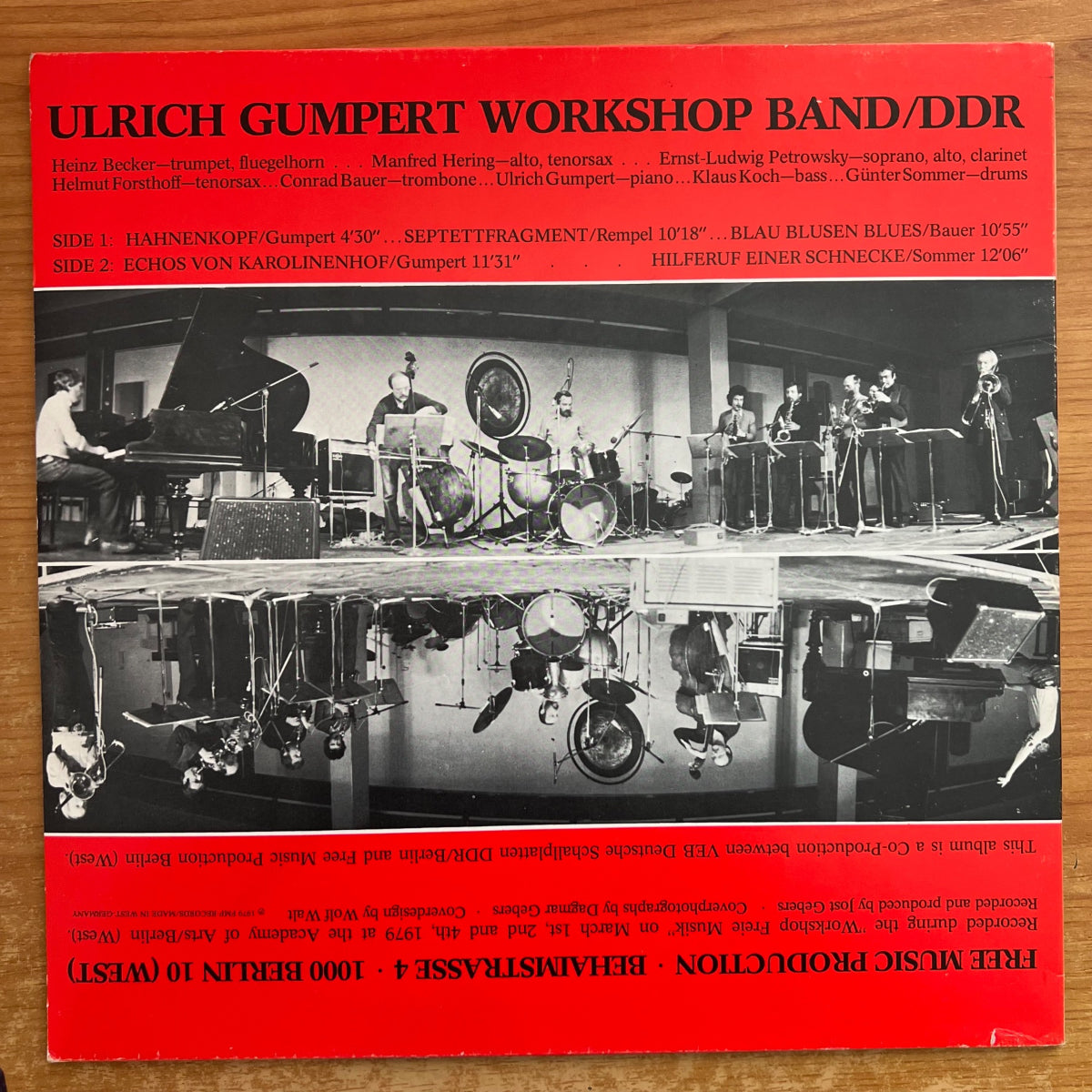 Ulrich Gumpert Workshop Band - Echos Von Karolinenhof / 1. D-Press. 1980 - (M-/VG++)