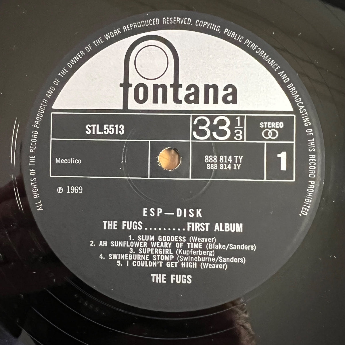 Fugs - The Fugs First Album / 1. UK-Press. 1969 - (M-/VG++)