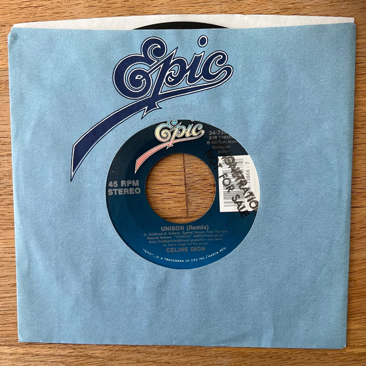 Céline Dion - The Last To Know / 1. US-Press. 1991 - (M-/M-)