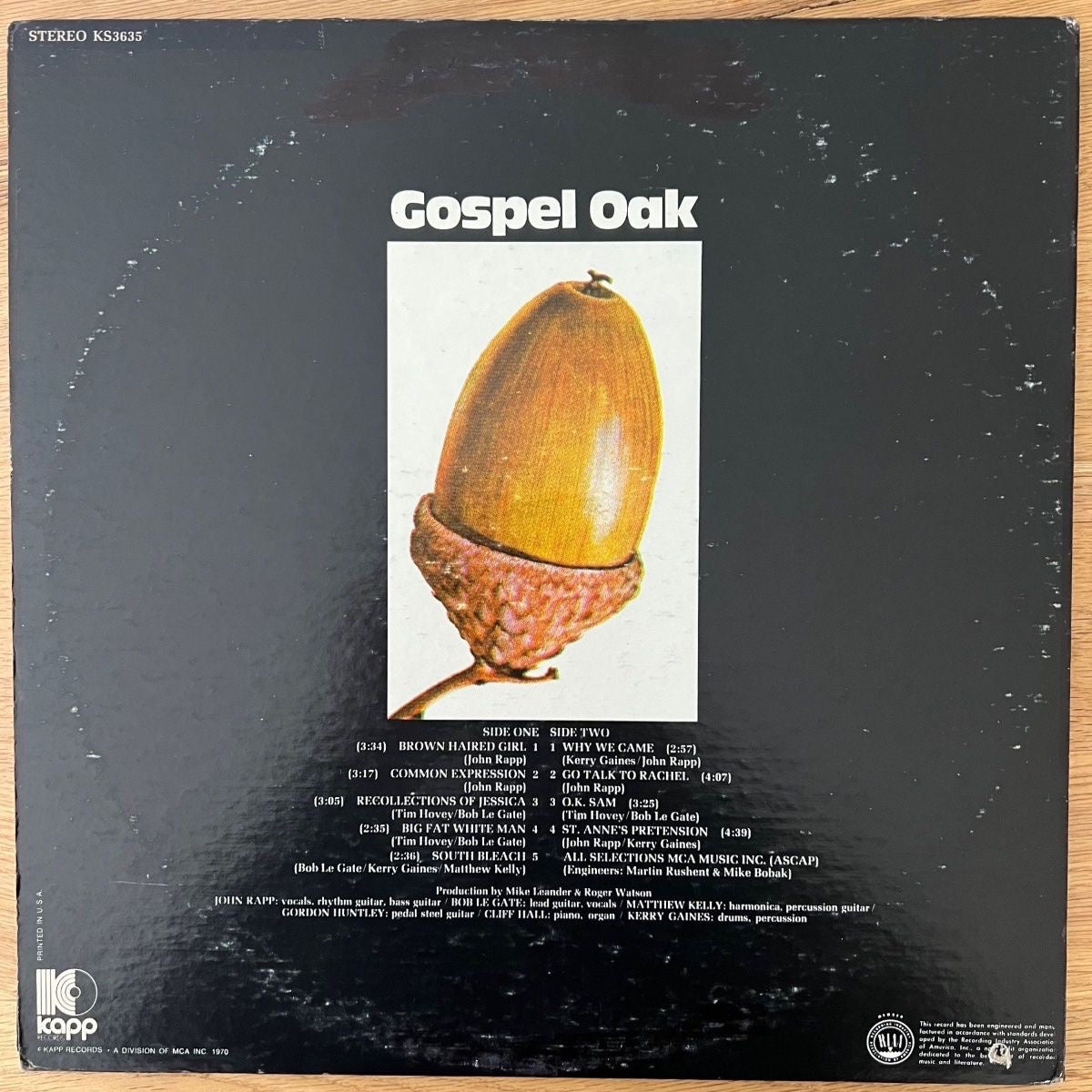 Gospel Oak - Same / 1. US-Press. 1970 - (M-/VG+)