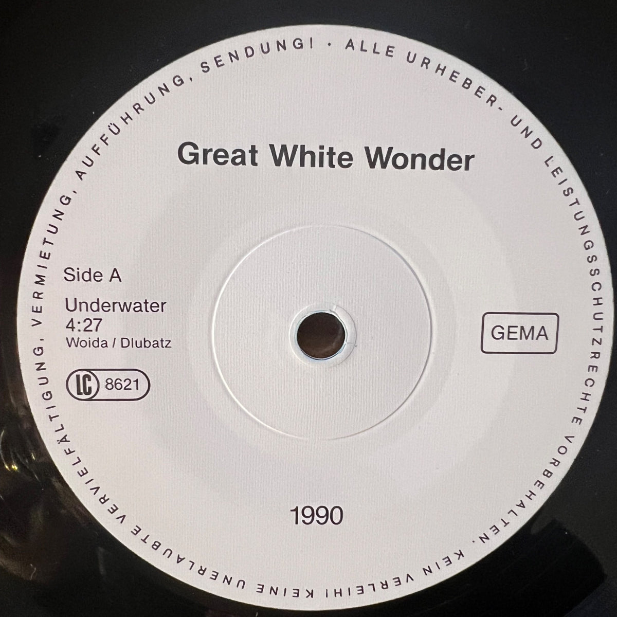 Great White Wonder - Under Water / 1. D-Press. 1990 - (M-/M-)