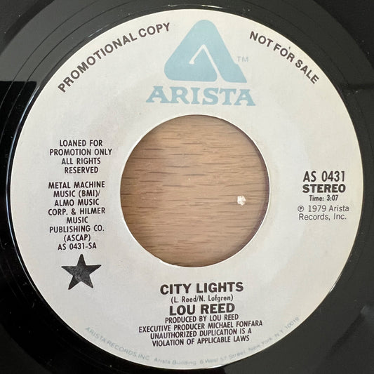 Lou Reed - City Lights / US-Promo 1979 - (VG++/Neutral)