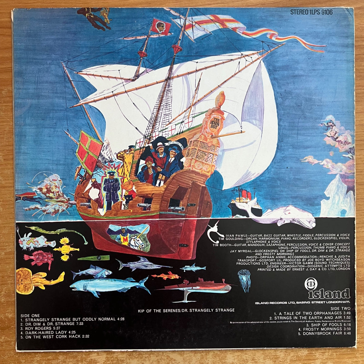 Dr. Strangely Strange - Kip Of The Senses / 1. UK-Press. 1969 - (VG++/VG++)