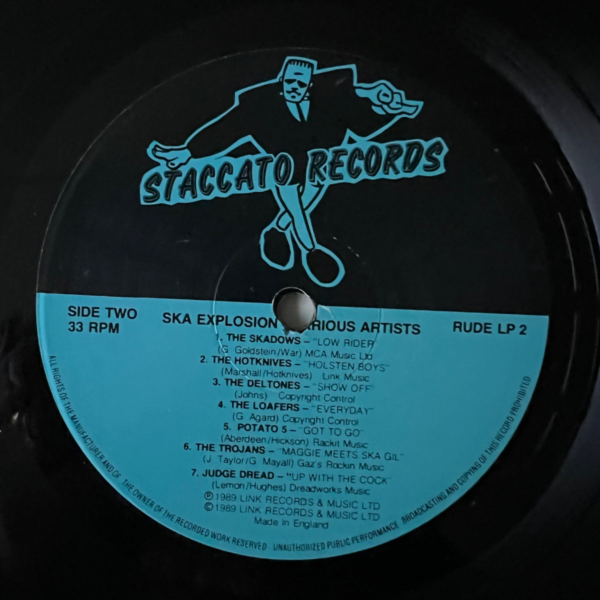 Various - Ska Explosion / 1st UK Pressing. 1989 - (VG+/VG+)