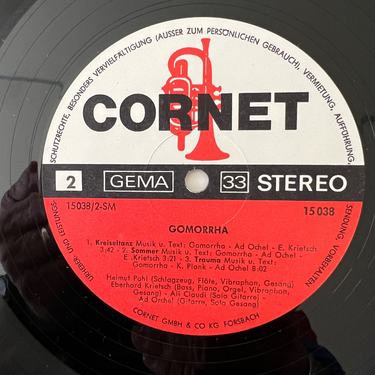 Gomorrha - Same / 1. D-Press. 1970 - (M-/VG++)