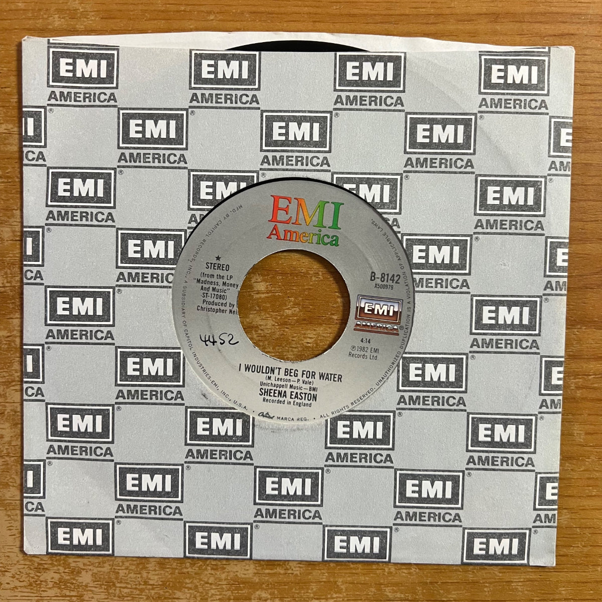 Sheena Easton - I Wouldn't Beg For Water / 1. US-Press. 1982 - (M-/M-)