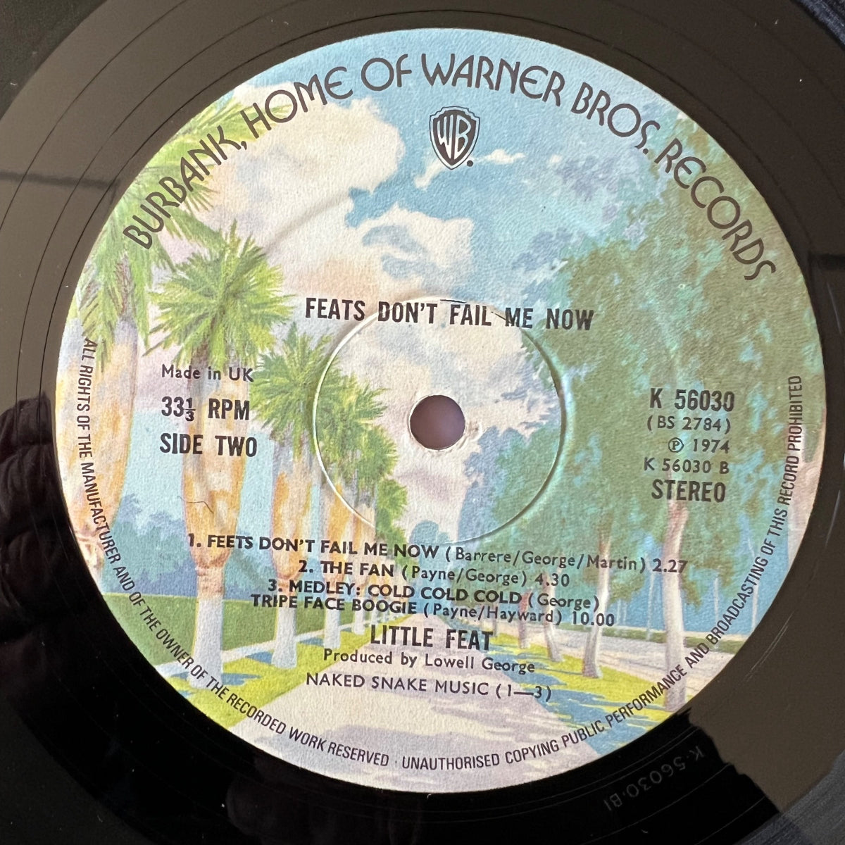 Little Feat - Feat's Don't Fail Me Now / 1. UK-Press. 1974 - (M-/VG++)