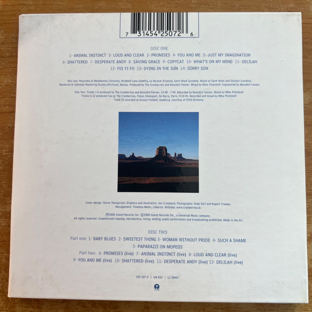 Cranberries - Bury The Hatched / 2 CD - EU 2000 - Digipak - (M-/VG++)