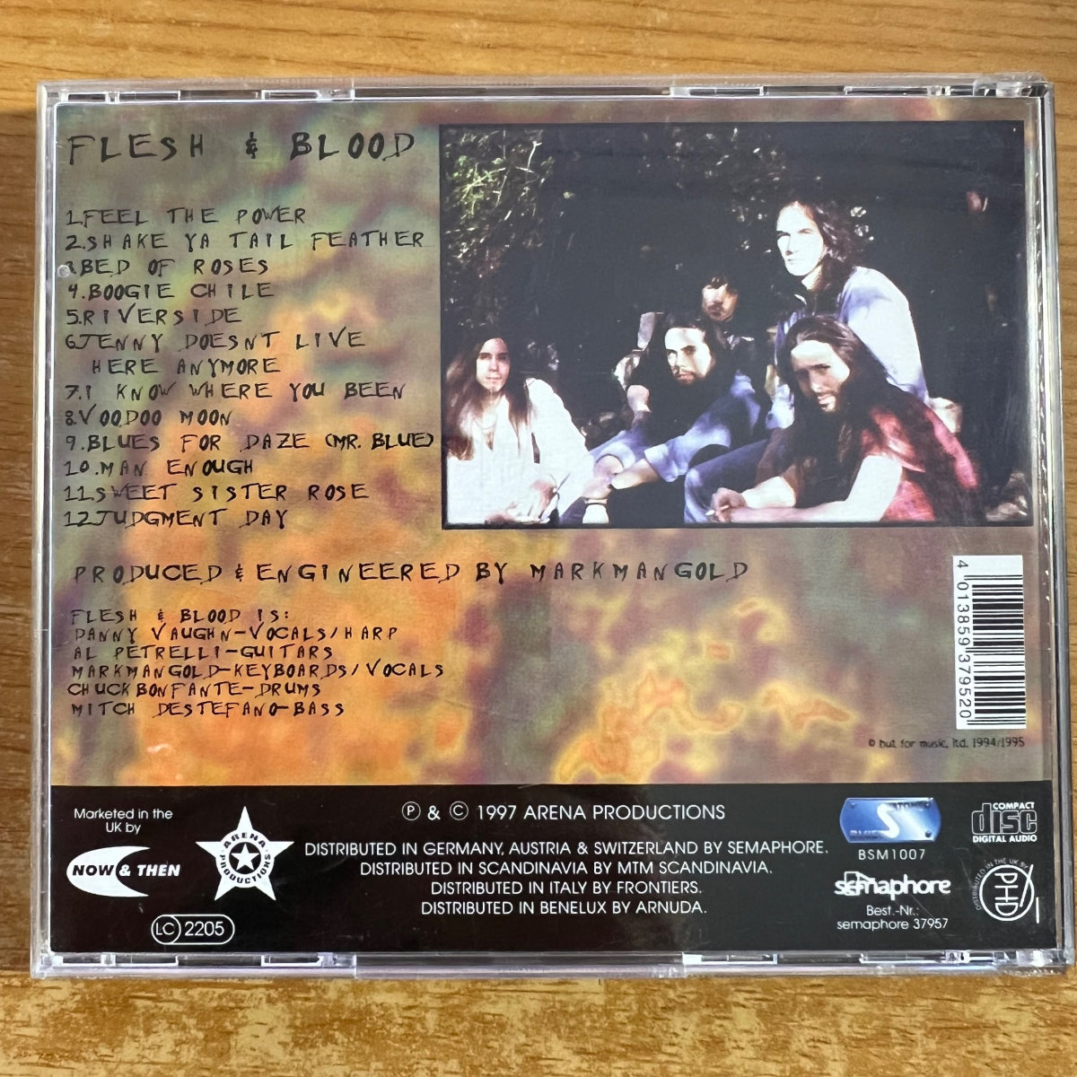 Flesh & Blood - Blues For Daze / CD - 1. UK-Press. 1997 - (M-/M-)