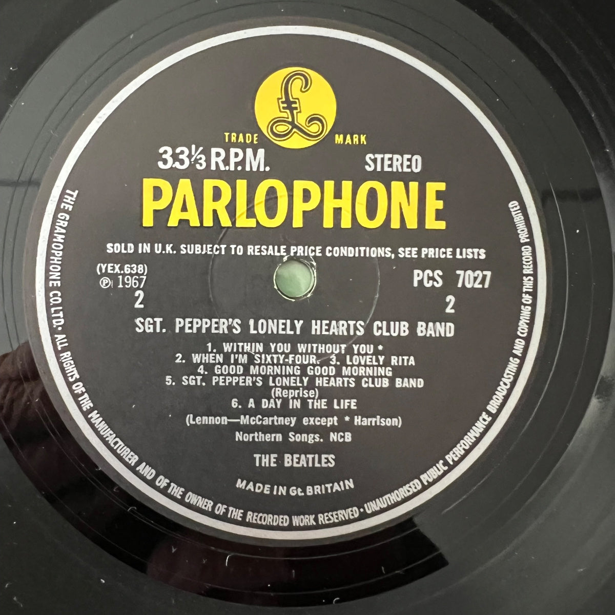 Beatles - Sgt. Peppers Lonely Heart's Club Band / 1. UK-Press. 1967 - (VG/VG++)