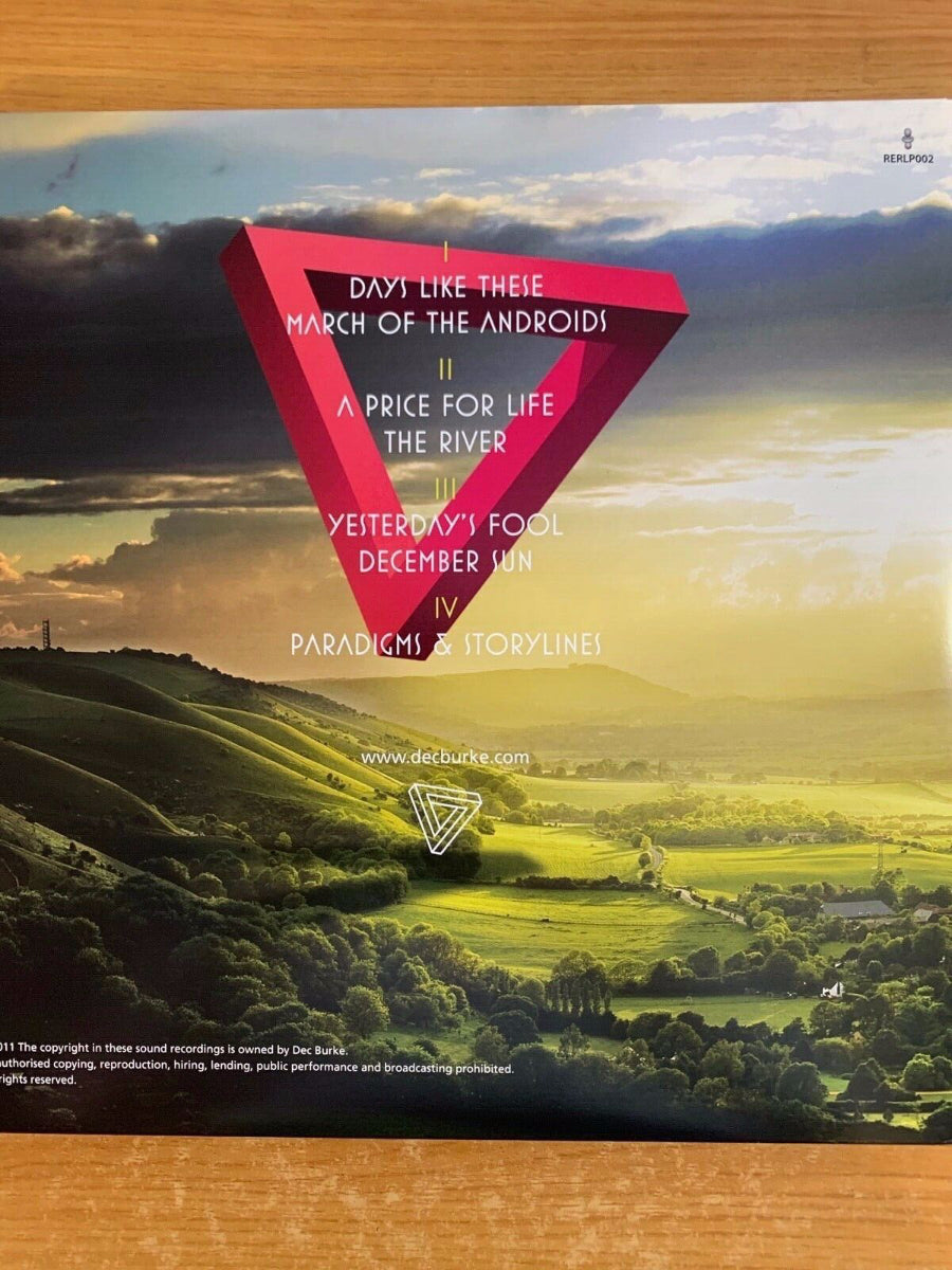 Dec Burke - Paradigms &amp; Storylines // 2 LP - 1er pressage britannique. 2012 - (Neuf/Neuf)