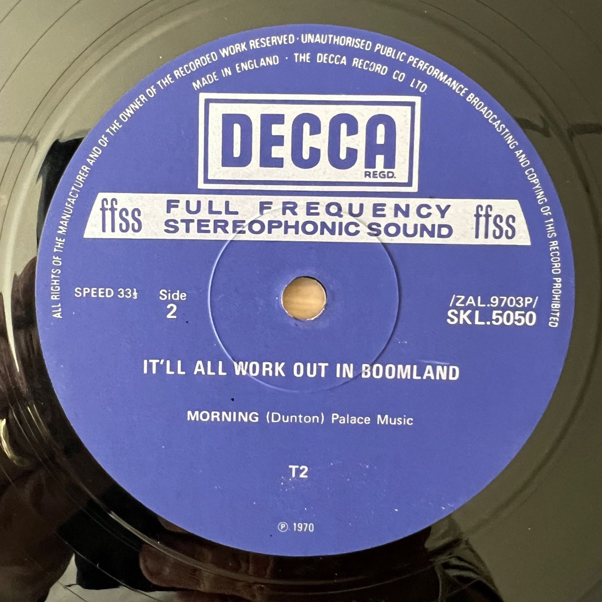 T2 - It'll All Work Out In Boomland / 2. UK-Press. von 1970 - (M-/M-)