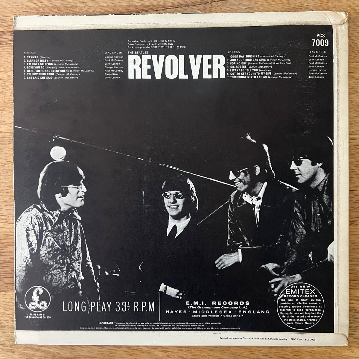 Beatles - Revolver / 1. UK-Press. 1966 - K.T. & Doctor Robert on Label - (VG++/VG++)
