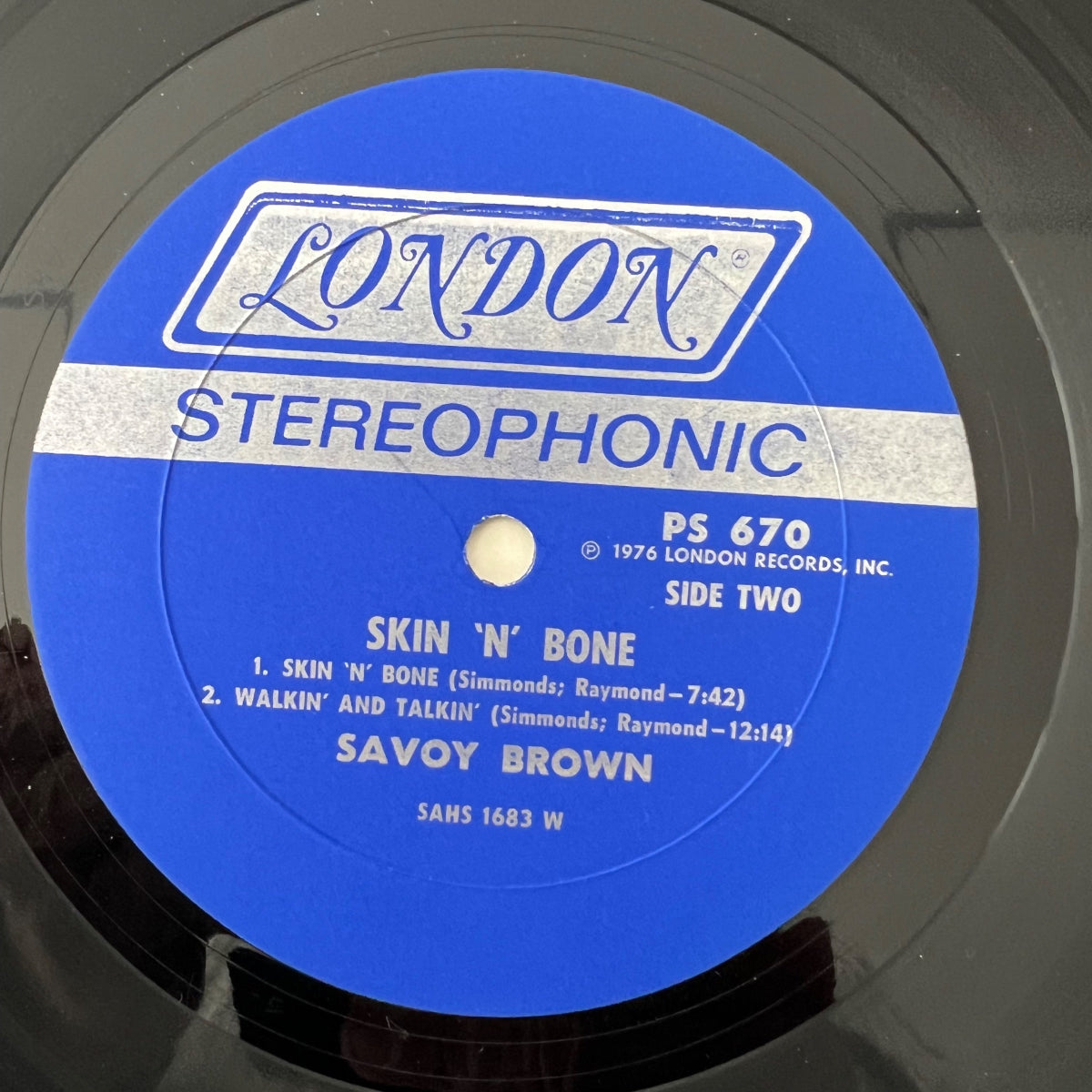 Savoy Brown - Skin 'N' Bone / 1. US-Press. 1976 - (VG++/VG+)