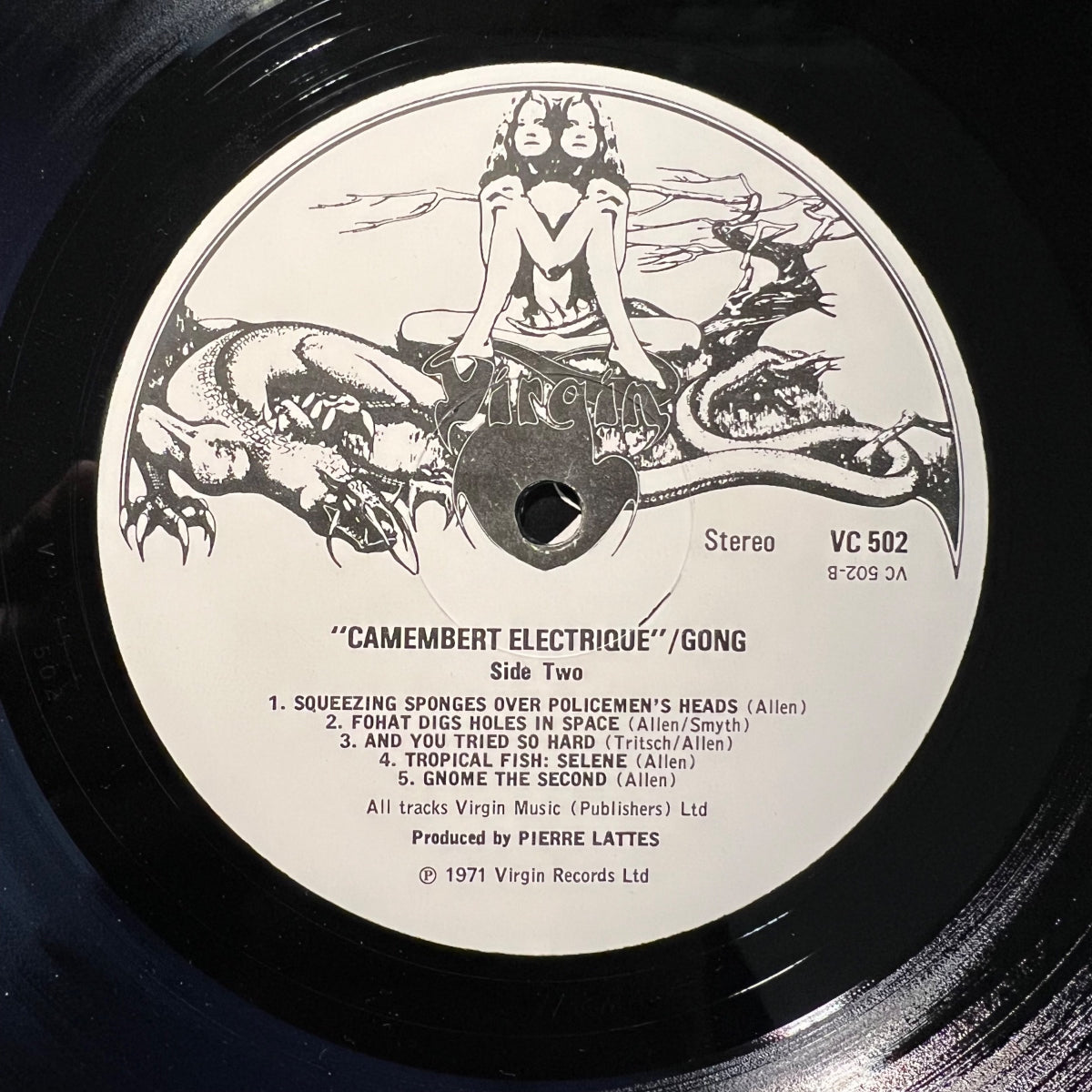 Gong - Camembert Electrique / UK-Press. 1974 - (M-/VG+)