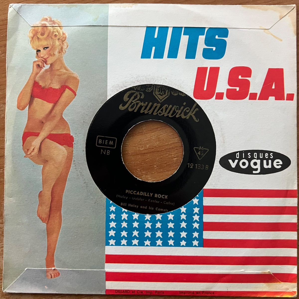Bill Haley & His Comets - Mary, Mary Lou / 1. D-Press. 1958 - (G++/VG+)