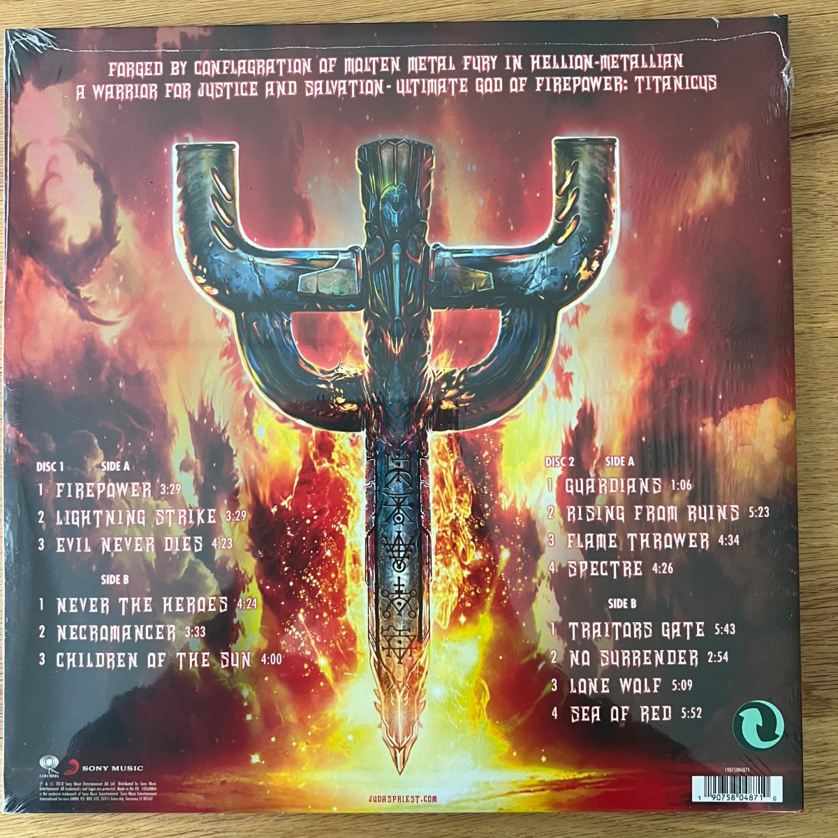 Judas Priest - Firepower / 2 LP - 1re édition européenne 2018 (neuf et scellé)