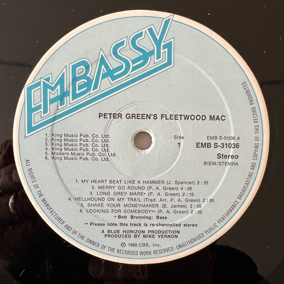 Fleetwood Mac - Peter Green's Fleetwood Mac / EU-Press. 1973 - (M-/VG++)