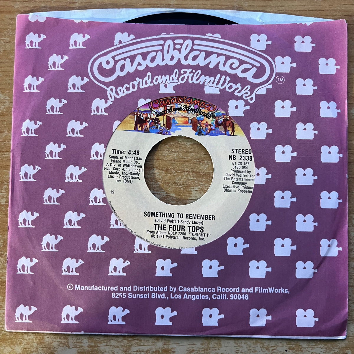 Four Tops - When She Was My Girl / 1. US-Press. 1981 - (M-/M-)