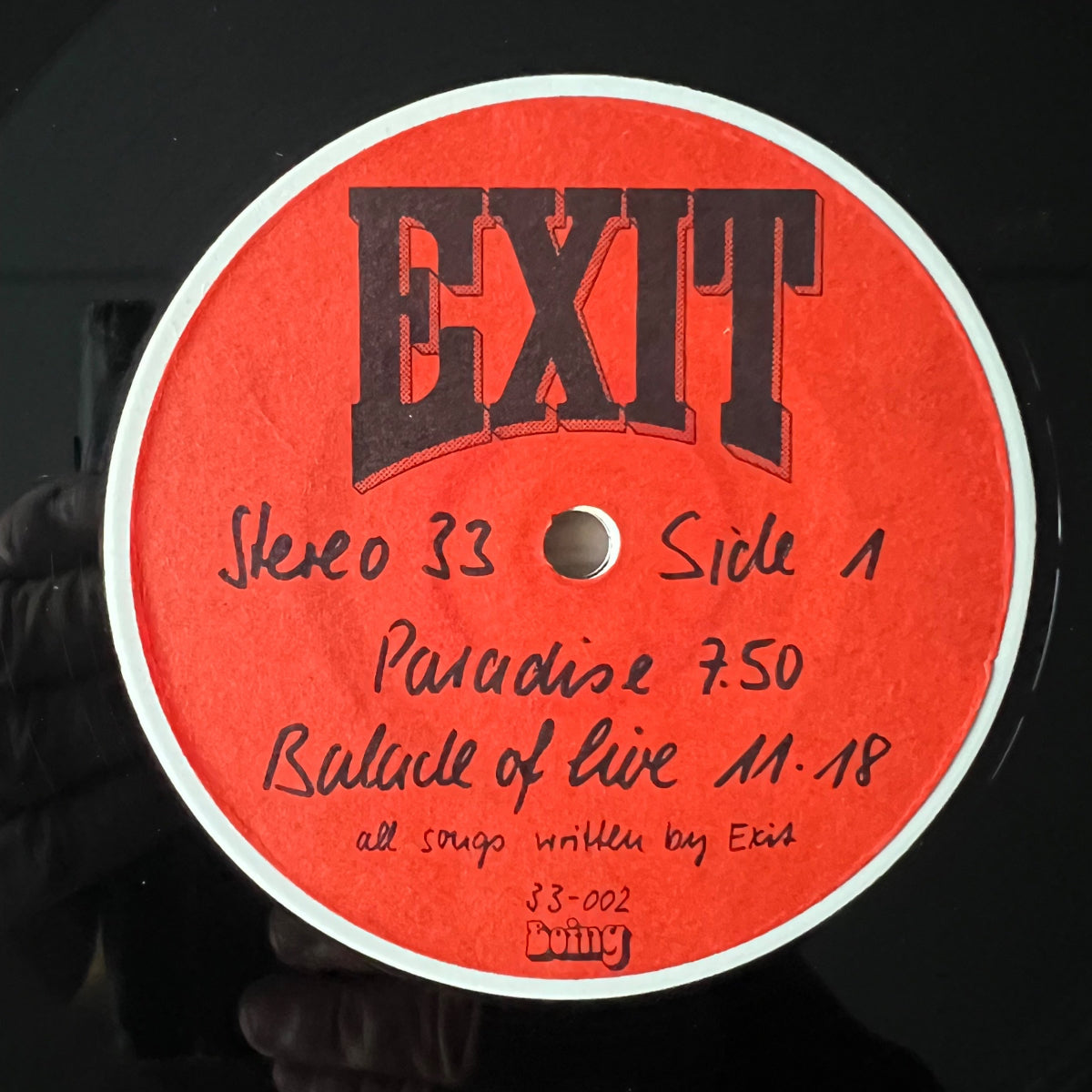 Exit - Same / 1. Swiss-Press. 1975 - (M-/VG++)