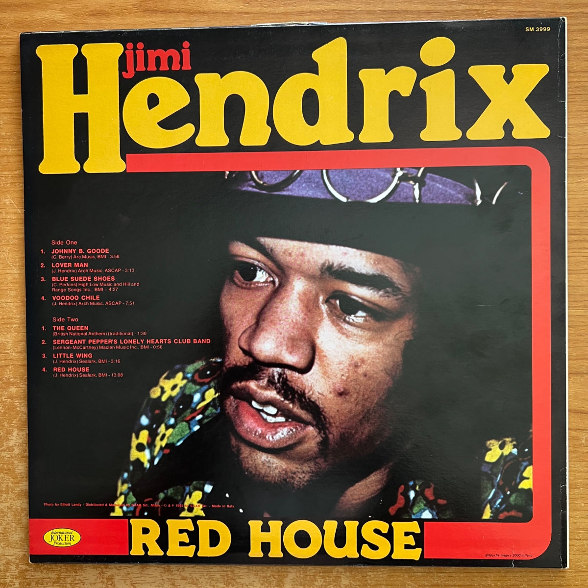 Jimi Hendrix - Red House / 1. Italy-Press. 1983 -(M-/M-)