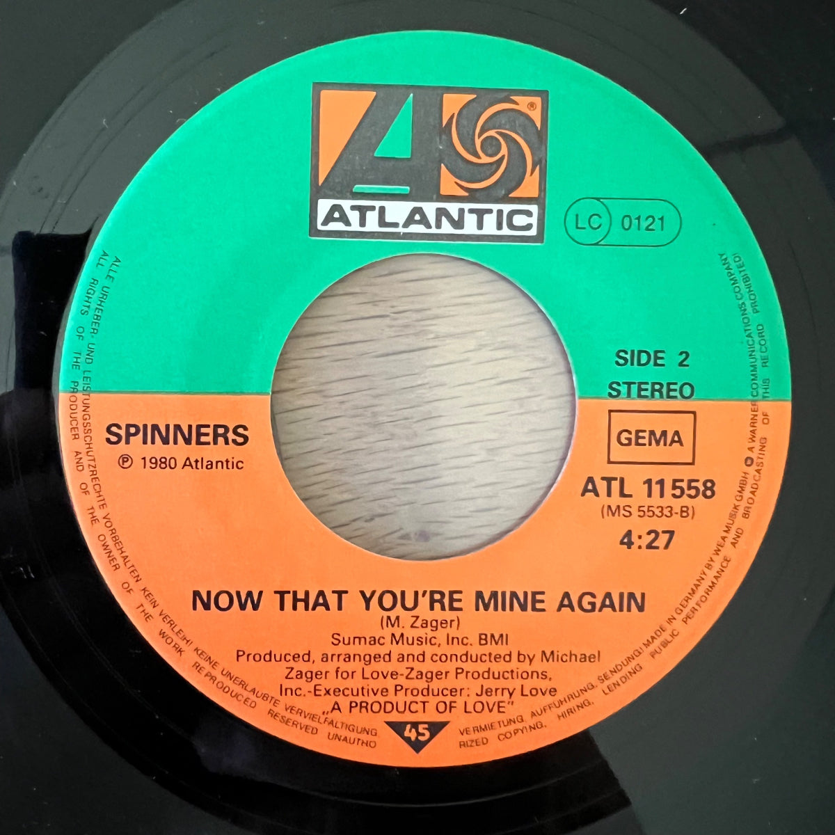 Spinners - Split Decision / 1. D-Press. 1980 - (VG++/VG+)