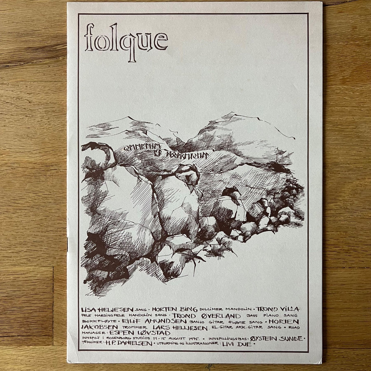 Folque - Kjempene På Dovrefjell / 1. Norway-Press. 1975 - (M-/VG++)