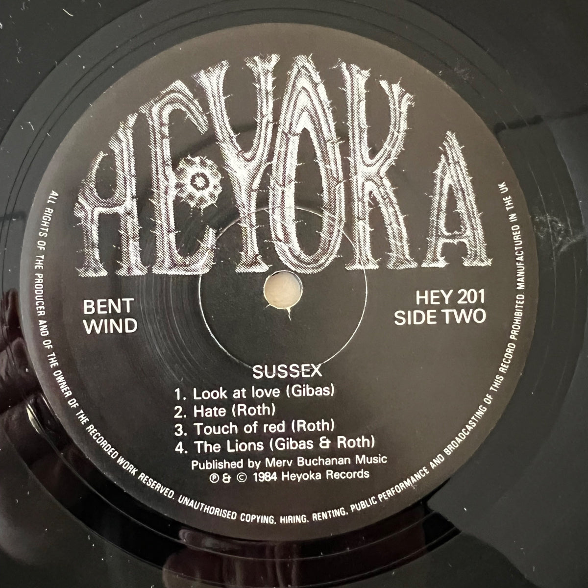 Bent Wind - Sussex / UK-Press. 1984 - (M-/VG++)