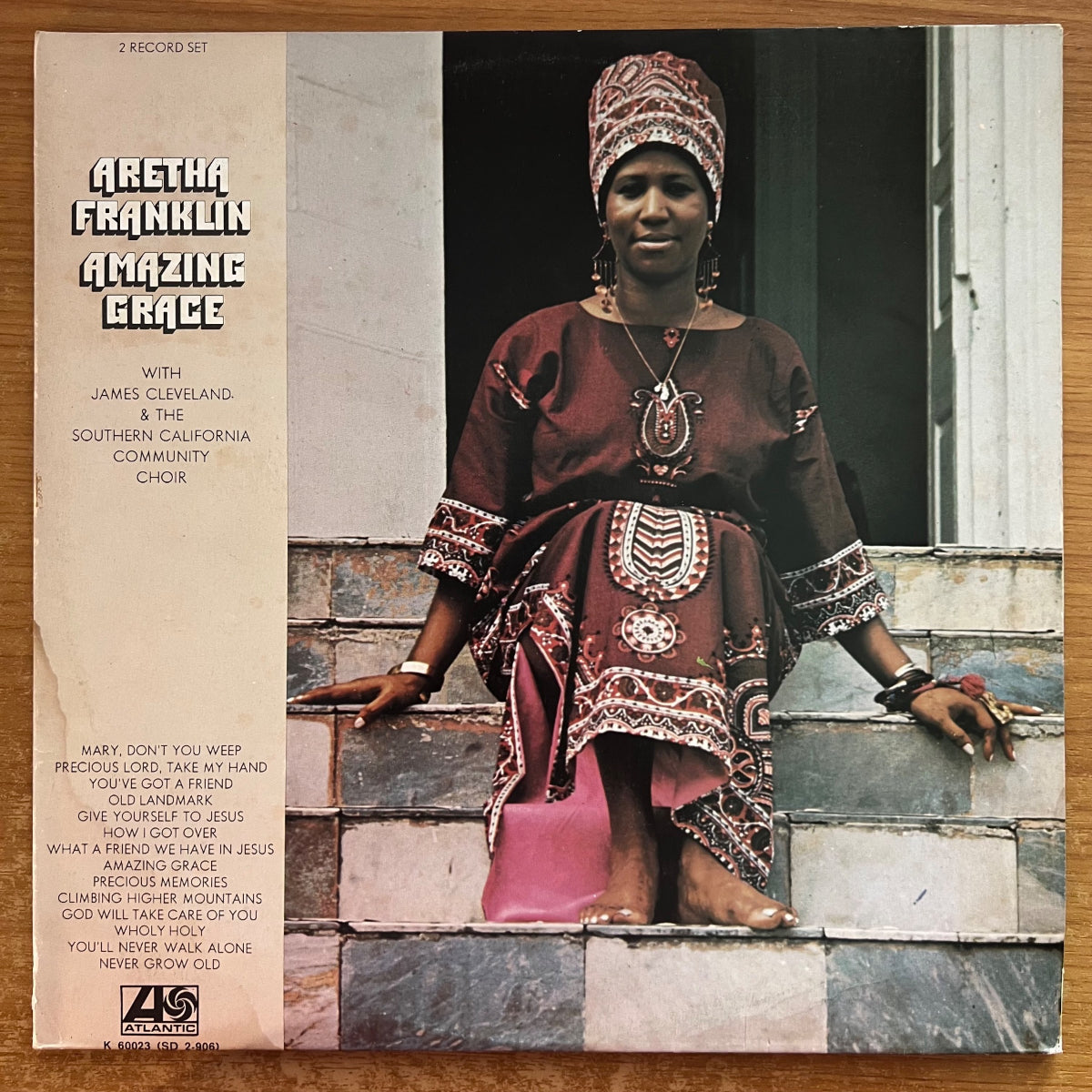 Aretha Franklin - Amazing Grace / 2 LP - 1.Italy-Press. 1972 - (M-/VG+)