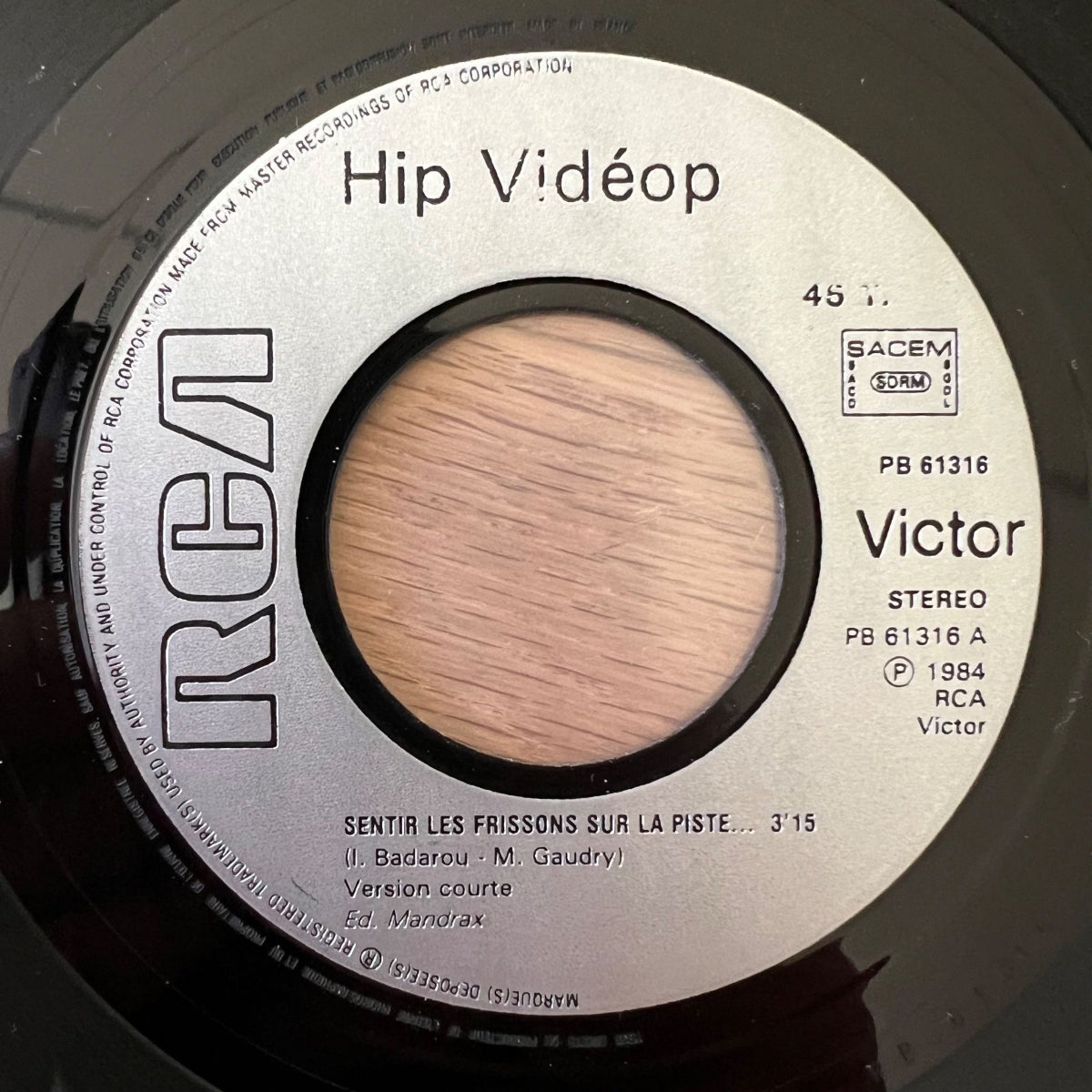 Hop Videop - Senator Les Frissons Sur La Piste / 1. France-Press. 1984 - (VG++/VG++)