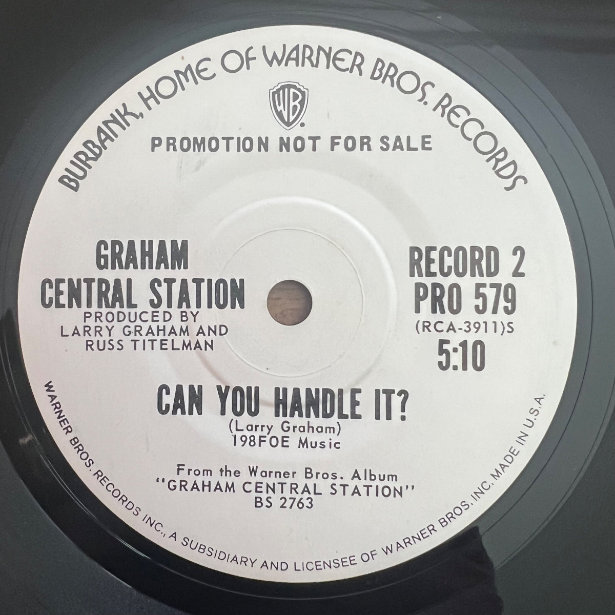 Graham Central Station - Can You Handle It? / US-Promo 1975 - (VG+/Neutral)