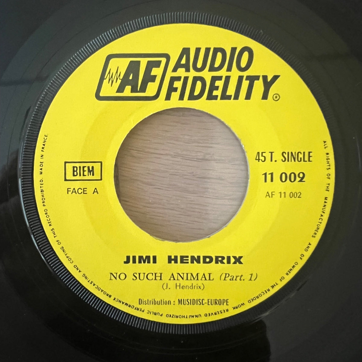 Jimi Hendrix - No Such Animal / 1. France-Press. 1970 - (VG+/VG+)