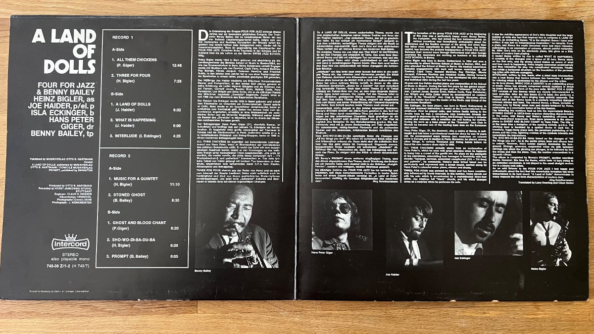 Four For Jazz & Benny Bailey - A Land Of Dolls / 1. D-Press. 1970 - (M-/VG)
