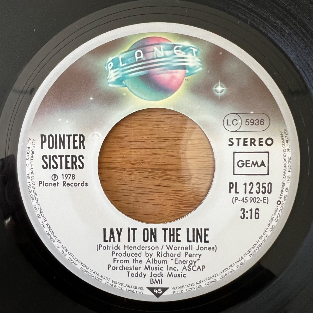 Pointer Sister - Happiness / 1. D-Press. 1979 - (M-/VG++)