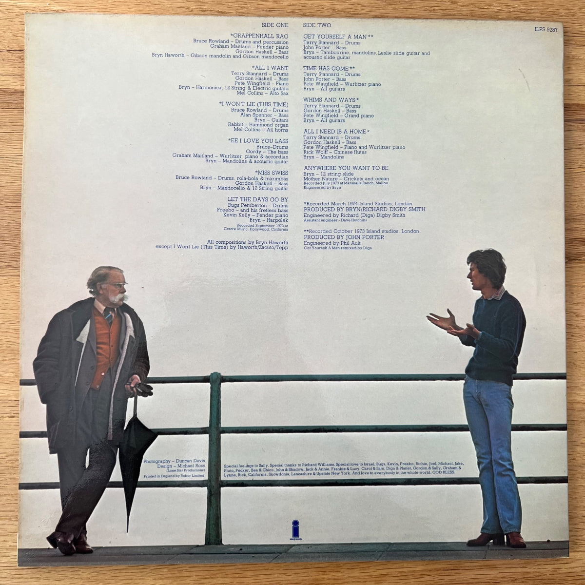 Bryn Haworth - Let The Days Go By / 1. UK-Press. 1974 - (M-/M-)