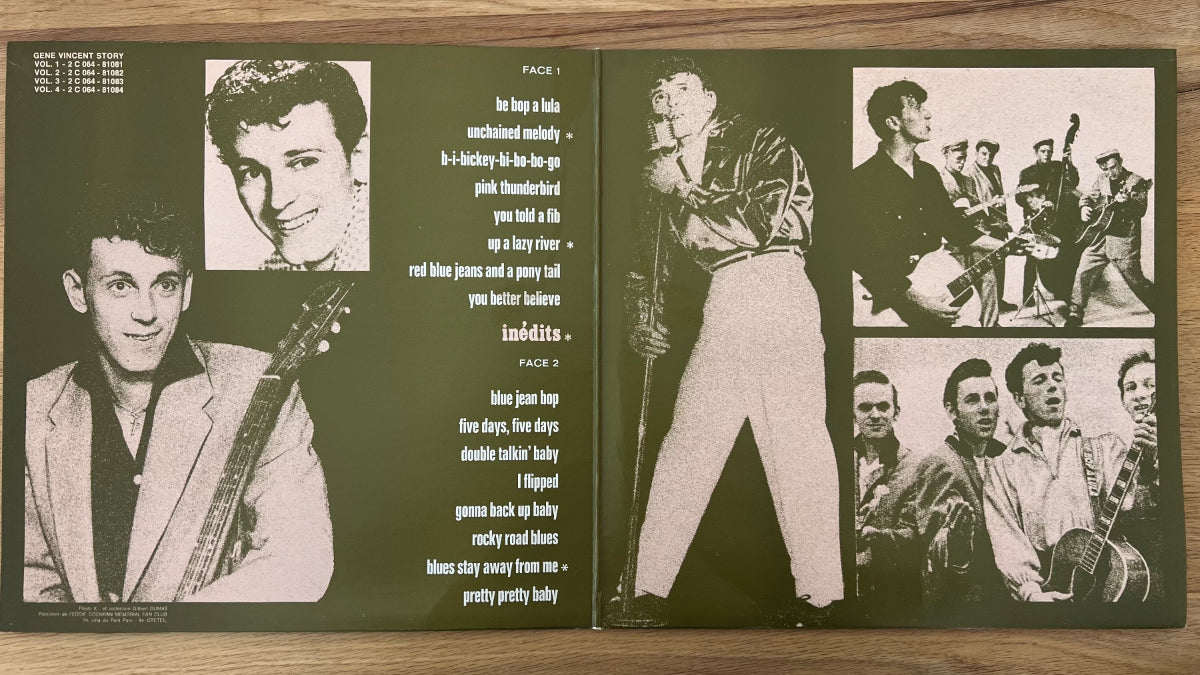 Gene Vincent - Story Vol. 1 1956/57 / France-Press. 1972 - (M-/M-)