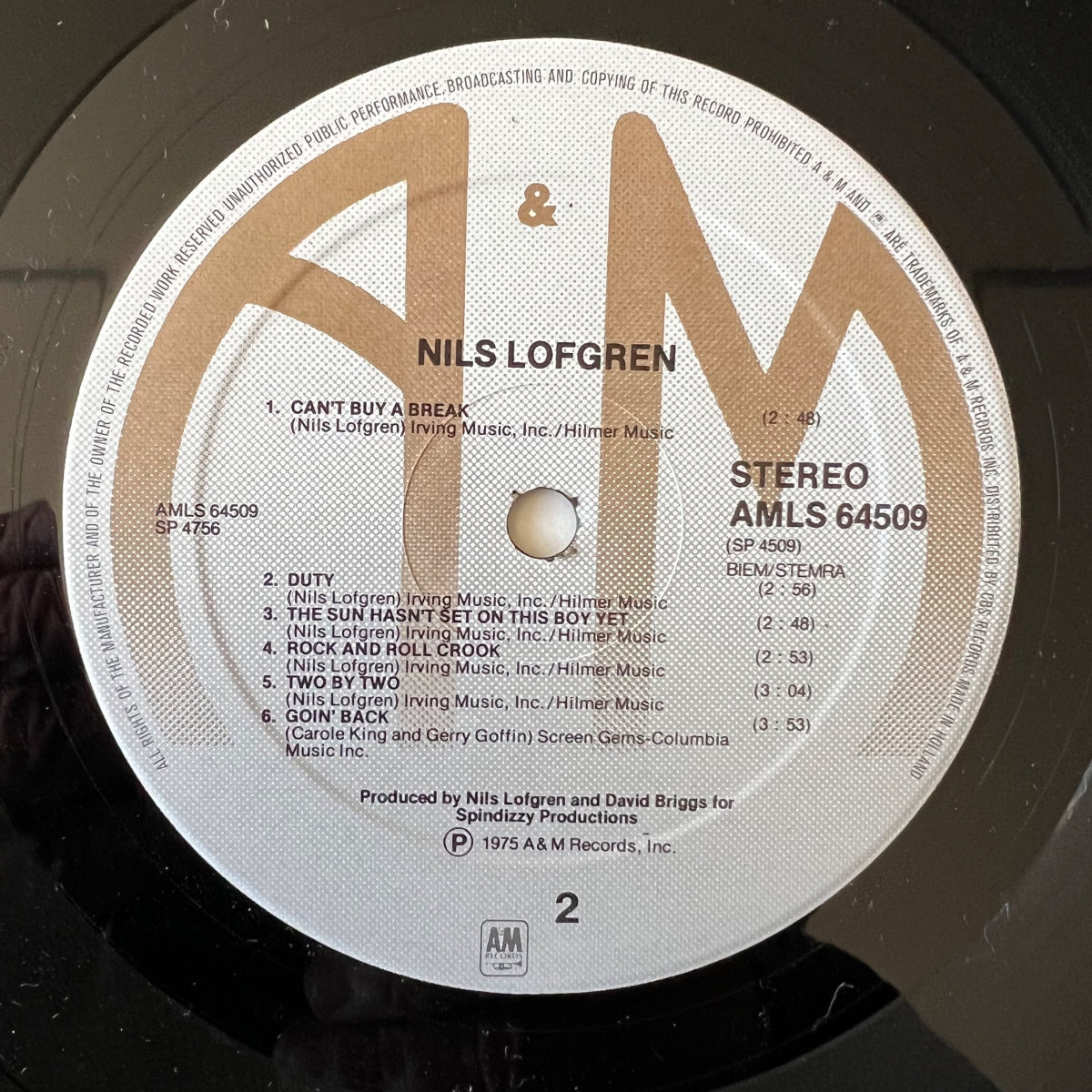 Nils Lofgren - Same / 1. NL-Press. 1975 - (M-/VG++)