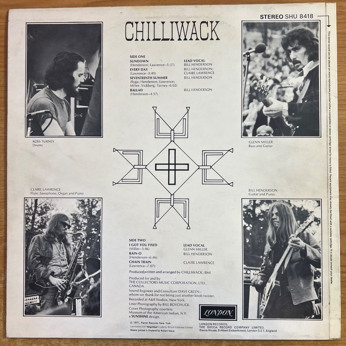 Chilliwack - Same / 1. UK-Press. 1971 - (M-/VG++)