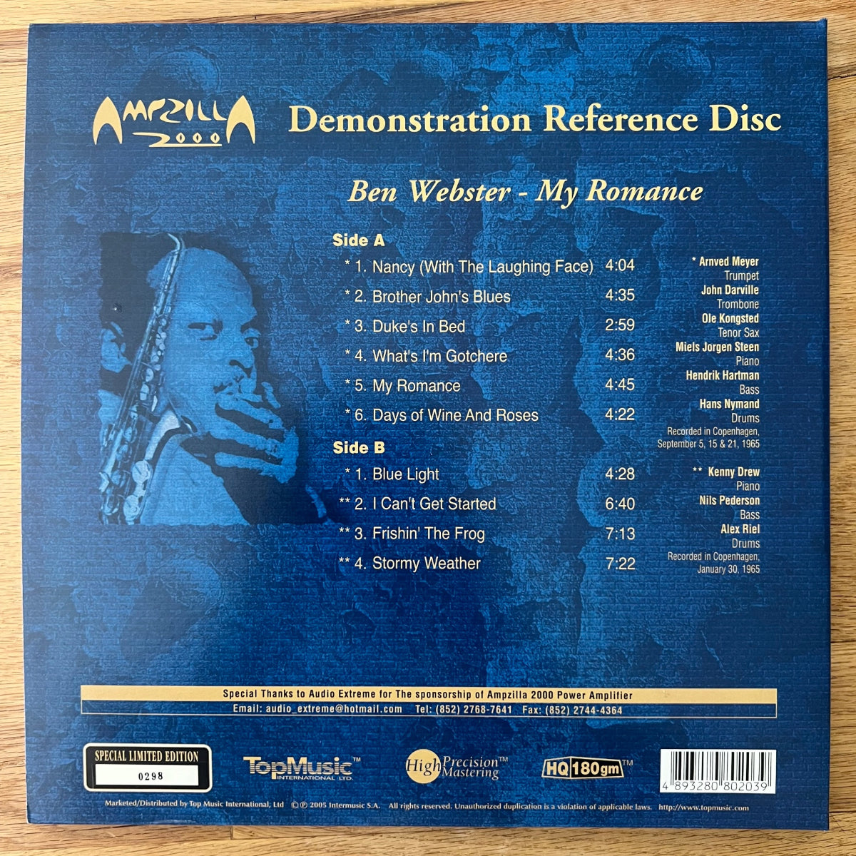 Ben Webster - My Romance / ??-Press. 2005 - TOP