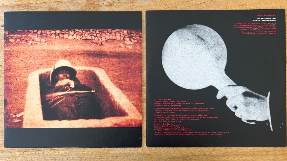White Stripes - Elephant / 2 LP - 1ère édition britannique. 2003 - (VG++/VG+)