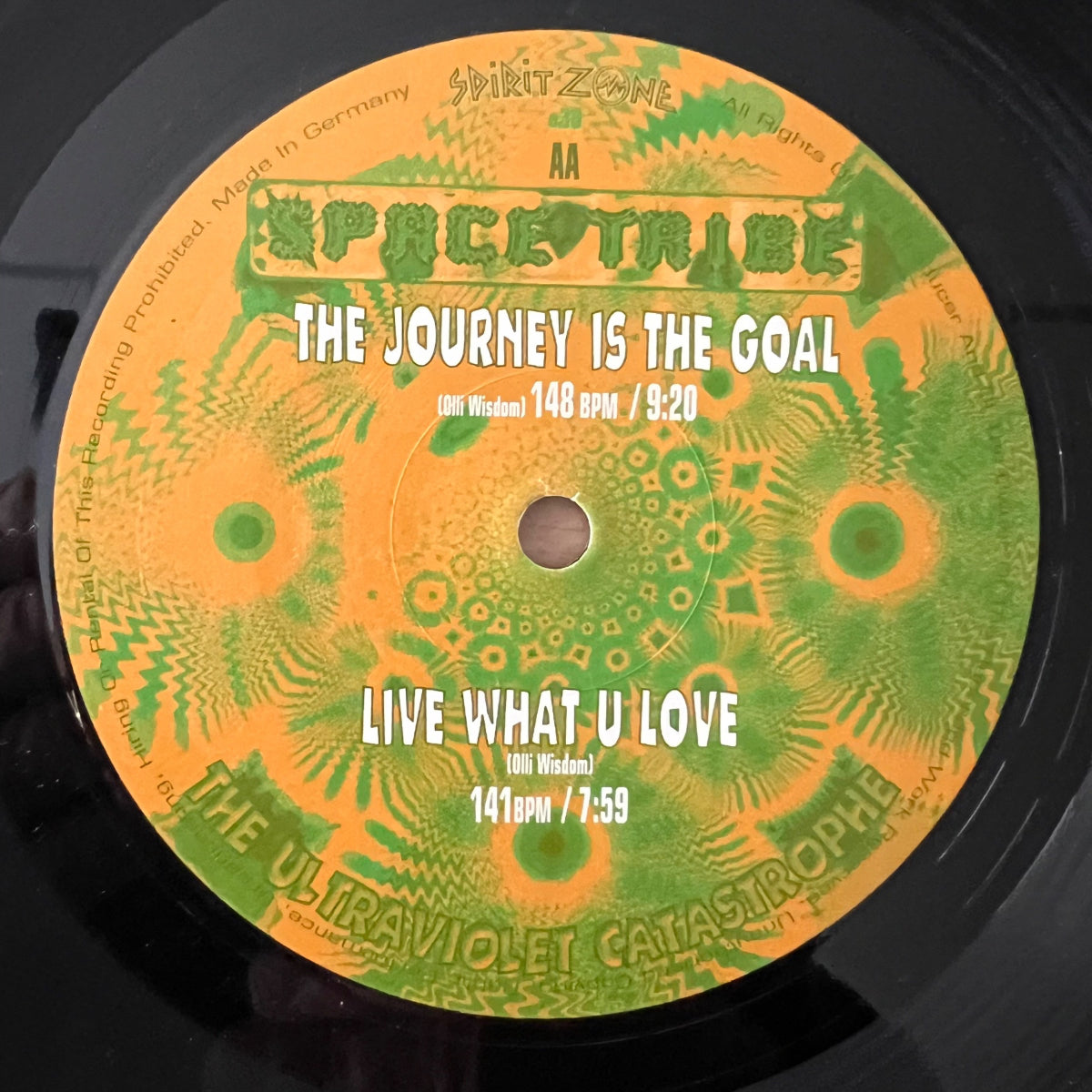 Space Tribe - The Ultraviolet Catastrophe / 2 LP - 1. D-Press. 1997 - (M-/M-)