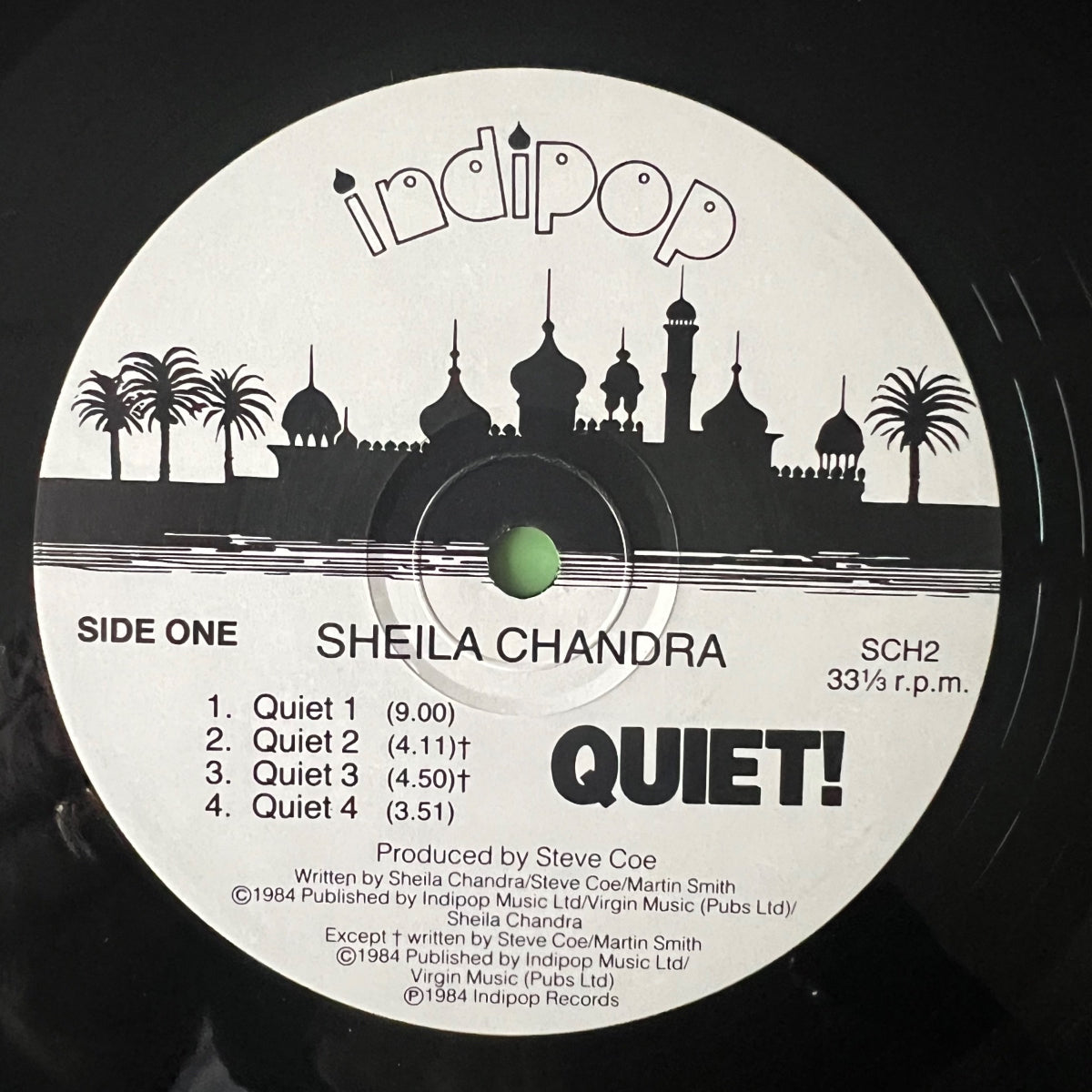 Sheila Chandra - Quiet! / 1. UK-Press. 1984 - (M-/M-)