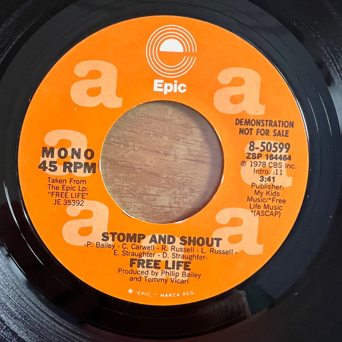 Free Life - Stomp And Shout / US-Promo 1978 - (M-/Neutral)