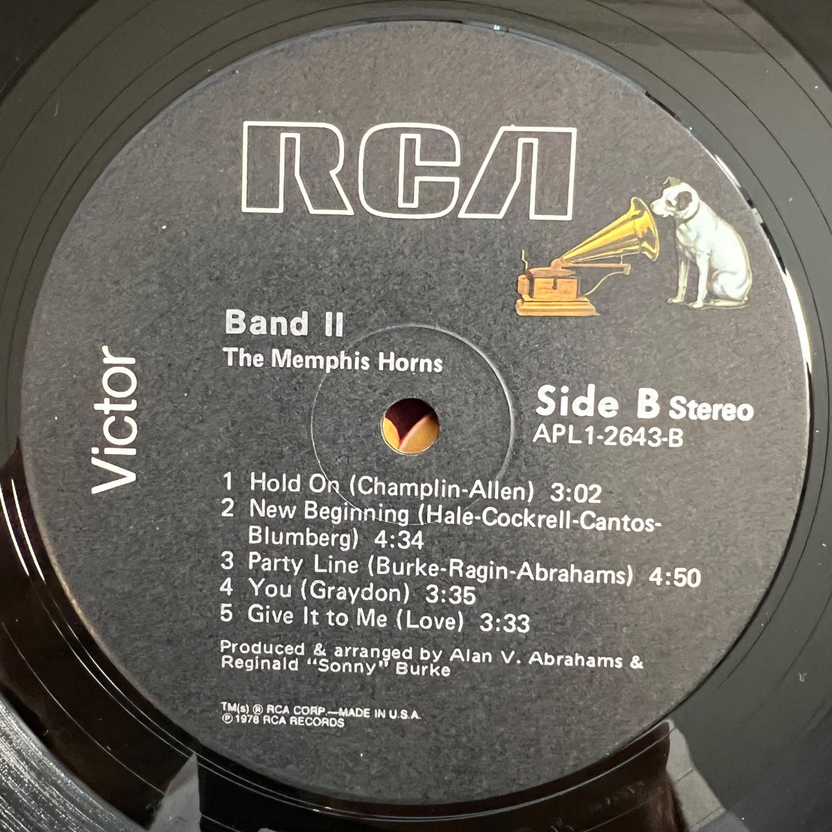Memphis Horns - Band II / 1. US-Press. 1978 - (VG++/VG+)
