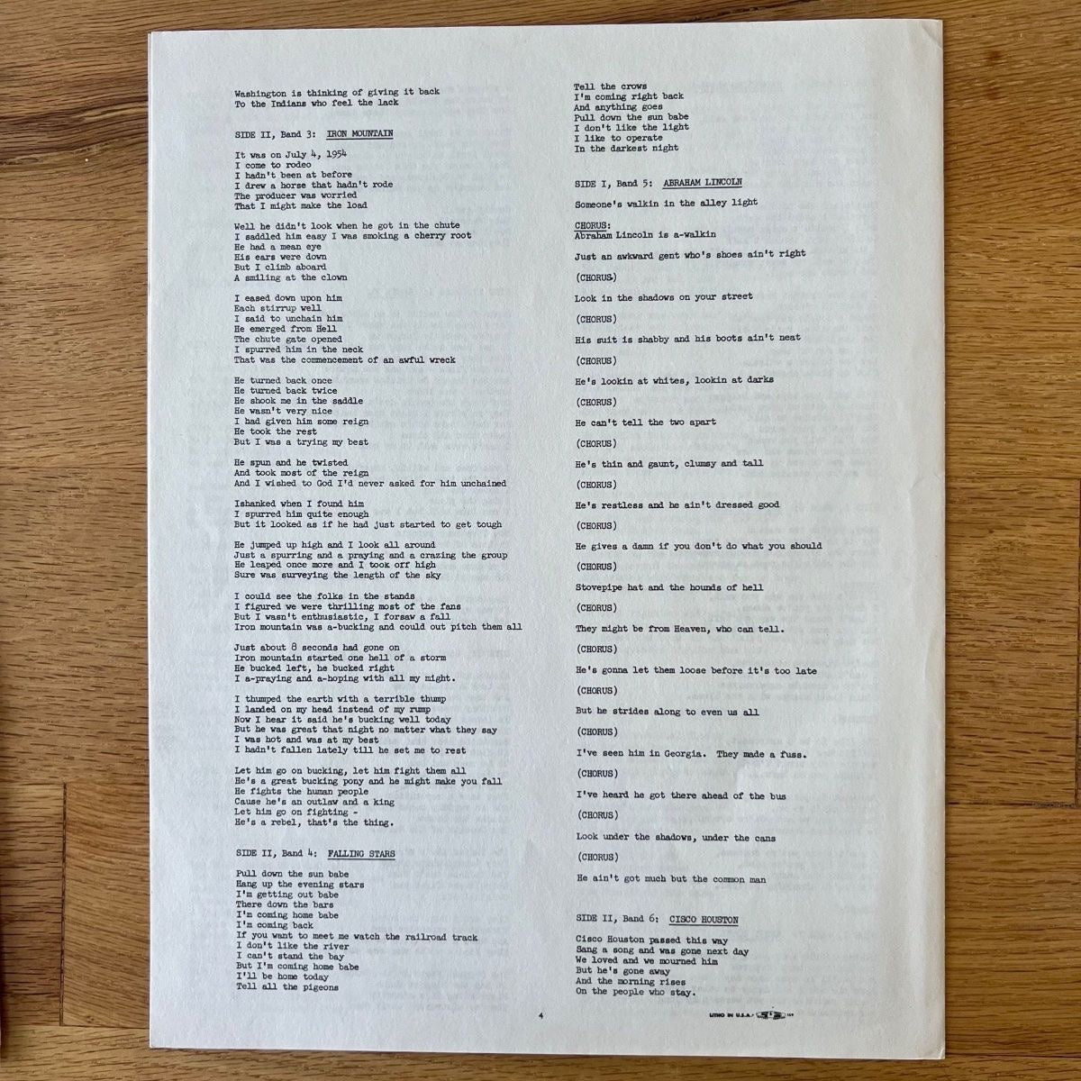 Peter La Farge - Iron Mountain And Other Songs / 1. US-Press. 1962 - (M-/VG++)