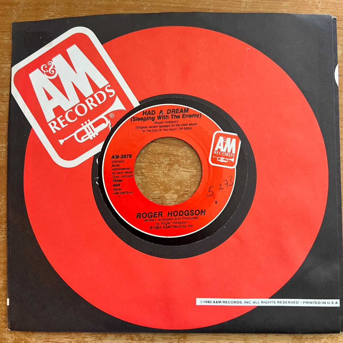 Roger Hodgson - Had A Dream / 1. US-Press. 1984 - (M-/M-)