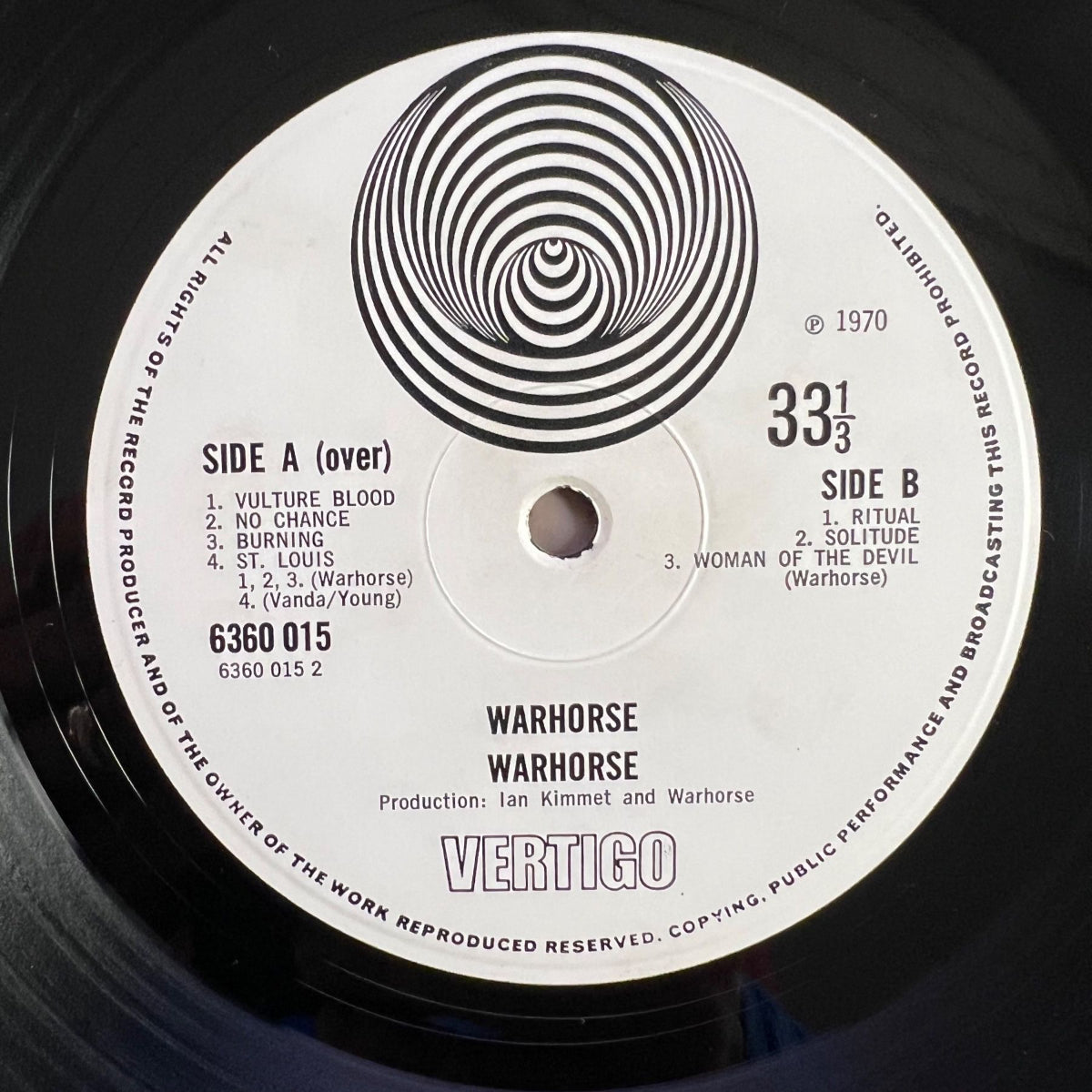 Warhorse - Same / 1. UK-Press. 1970 - (VG+/M-)